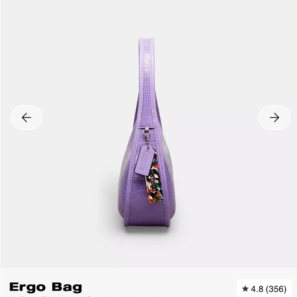 Coach Elegant Purple Shoulder Bag - Picture 2 of 13